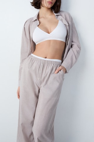 Pantalon de pyjama - Beige