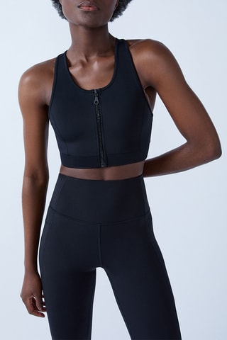 Crop Top Beta - Zwart