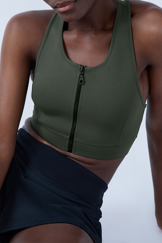 Crop Top Beta - Olijfgroen