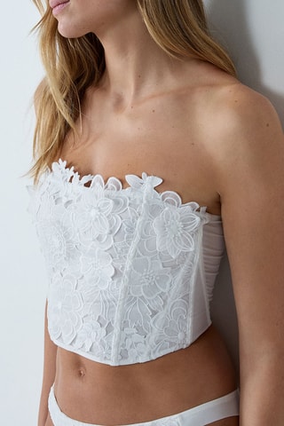 Crop Top Promesse - Ecru