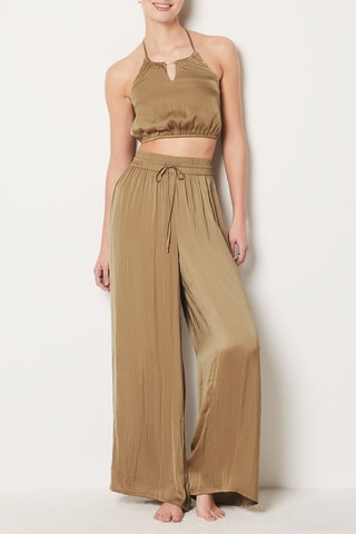 Crop top Cheeta - Kaki