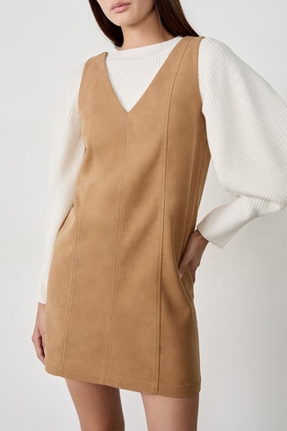 Abito taglio dritto Farah - Taupe