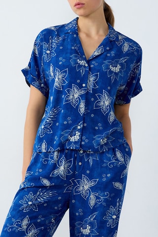 Blouse Inaya - Donkerblauw