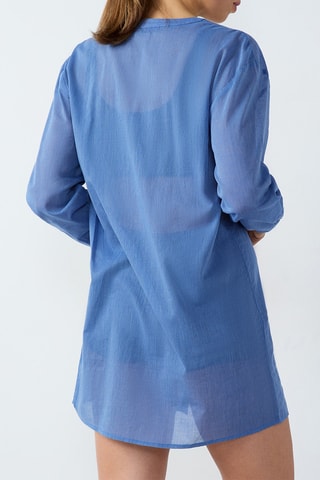 Camicia da notte Isak - Cobalto