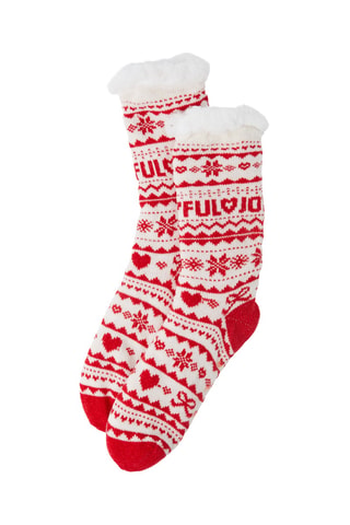 Calze Mistic - Bianco e rosso
