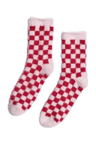 Calze Jump - Ecrù e rosso