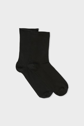Calze Coton Midi New - Nero