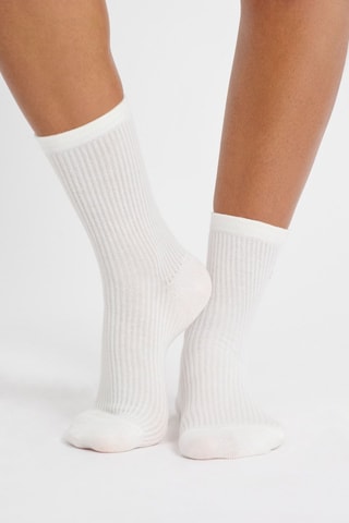 Chaussettes Lune - Blanc