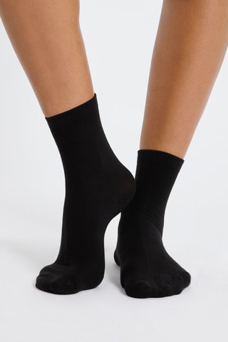 2 paia di calze Warm me up - Nero