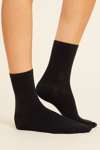 2 paia di calze Warm me up - Nero