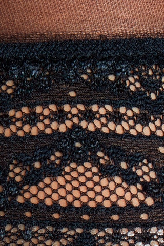 Autoreggenti Satine Bas Up - 15 denari - Nero