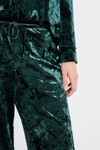 Pigiama in velluto Faywen - Verde smeraldo