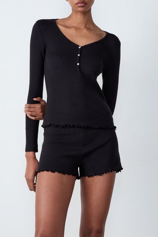 T-shirt Pollin - Nero