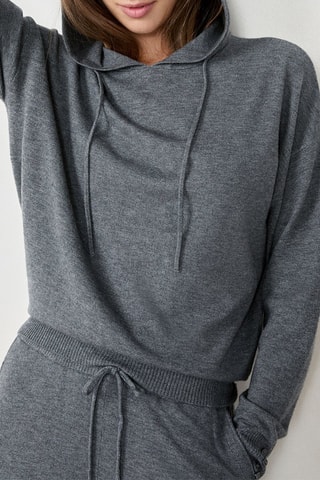Sweat à capuche Gilane - Anthracite