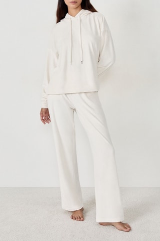 Sweat à capuche Galikan - Ecru