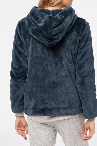 Sweat velours Naci - Bleu marine