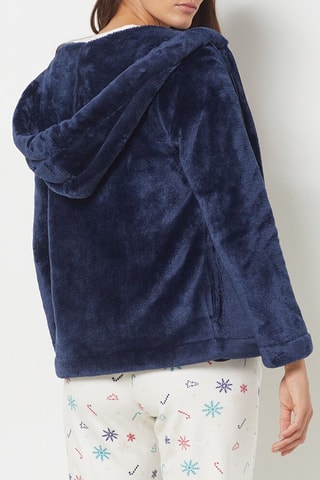Sweat de pyjama à capuche Naci - Bleu marine - Etam