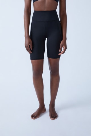 Wielrenbroekje Hoge Taille Tonic - Zwart