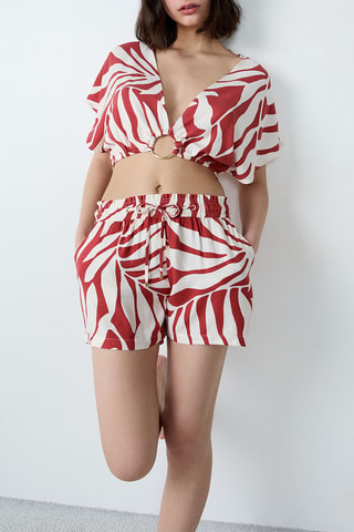 Short taille haute Kalio - Bleu - MASQUE INCOHERENCE