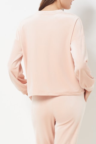 Sweat de pyjama en velours Dunkan - Orange clair