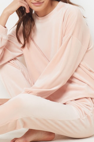 Sweat de pyjama en velours Dunkan - Orange clair