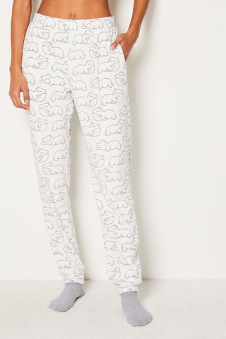 Pantalon de pyjama - Écru
