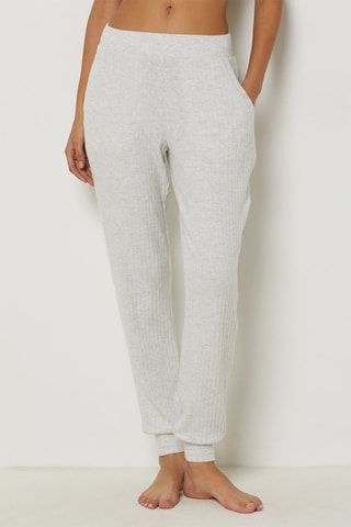 Pantalon de pyjama taille haute Elino - Gris
