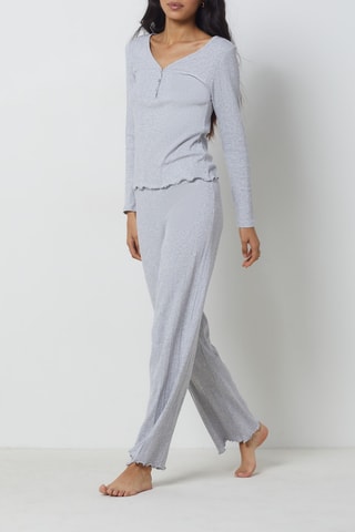 Pantaloni Coly - Grigio chiaro melange