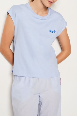 T-shirt pigiama Begonia -  Malva