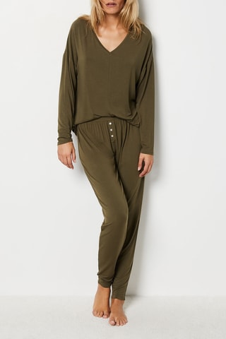 Pantalon de pyjama Mody - Kaki