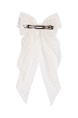 Fermaglio con clip Bride - Bianco