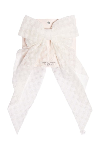 Fermaglio con clip Bride - Bianco