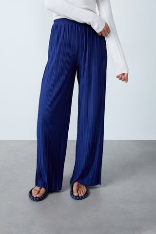 Pantalon plissée Mordern Gypset - Bleu roi