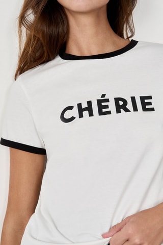 T-shirt French Girl Era - Blanc