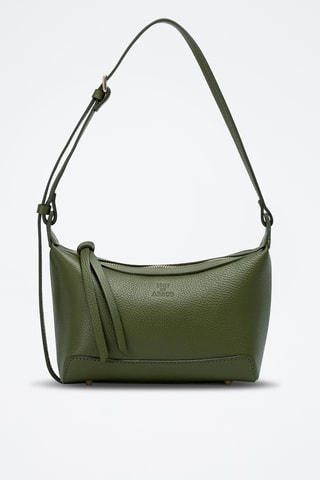 Sac porté épaule en cuir Gaia  - Vert