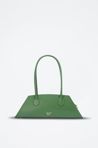 Sac porté épaule en cuir Opal  - Vert