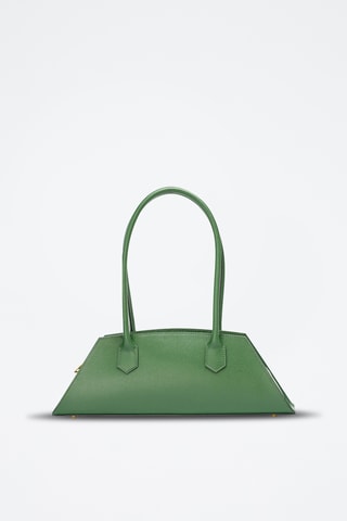Sac porté épaule en cuir Opal  - Vert