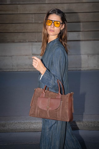 Sac à main en cuir Rye - Marron