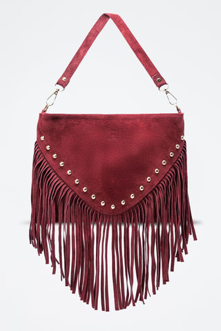 Sac à main en cuir Cole - Bordeaux