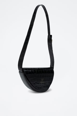 Sac bandoulière en cuir Baily - Noir