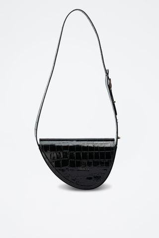 Sac bandoulière en cuir Baily - Noir