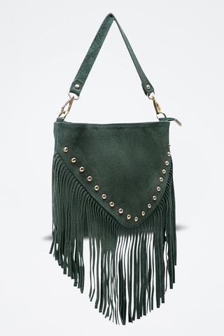 Sac à main en cuir Cole - Vert foncé