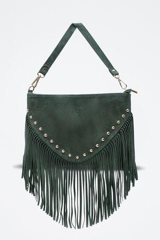 Sac à main en cuir Cole - Vert foncé