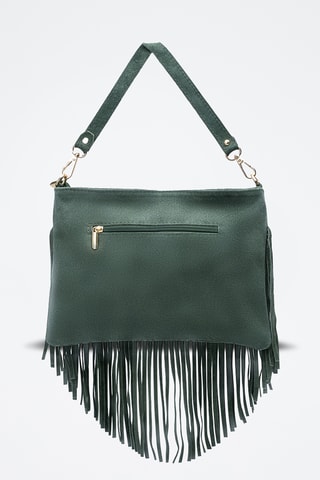 Sac à main en cuir Cole - Vert foncé