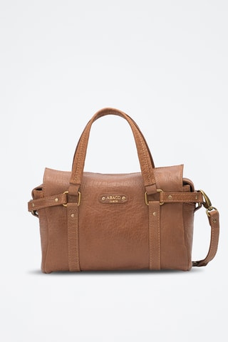 Sac à main en cuir Mini Puma - Camel