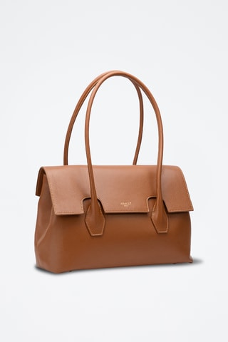 Sac à main en cuir Solenne - Camel