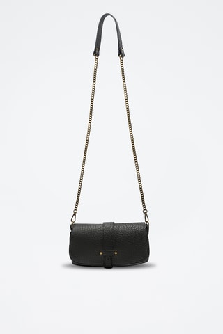 Sac bandoulière en cuir Beauty - Noir