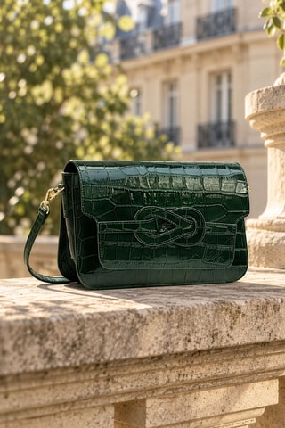 Sac bandoulière André - Vert foncé
