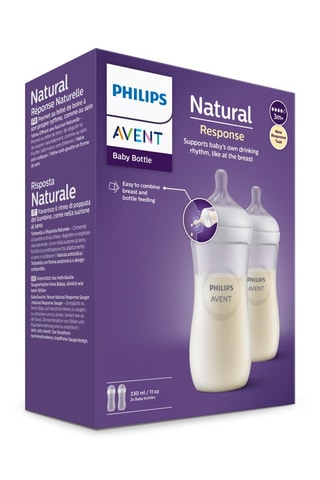2 biberon senza BPA Natural - 330 ml