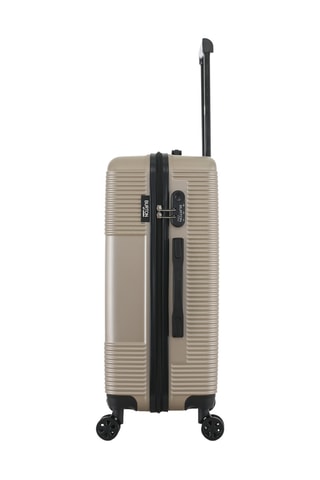 Weekendtrolley en Handbagagetrolley (M/S) - 67/57 cm - Beige